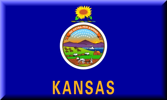 Kansas state flag, medical clinics