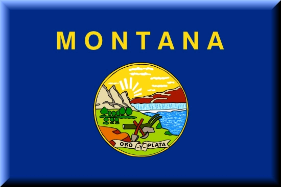 Montana state flag, medical clinics