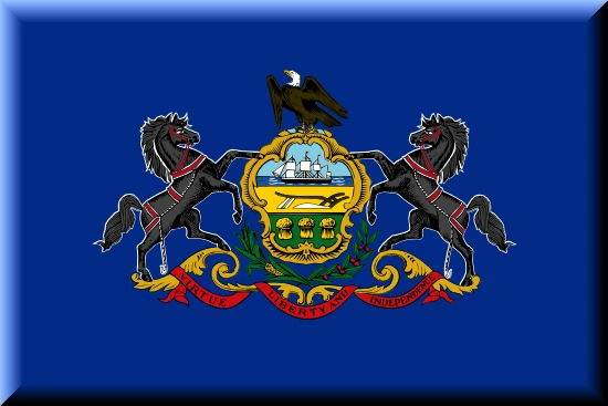 Pennsylvania state flag, medical clinics