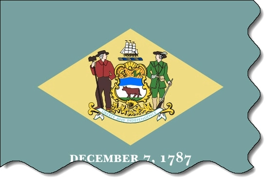 Delaware state flag, medical clinics