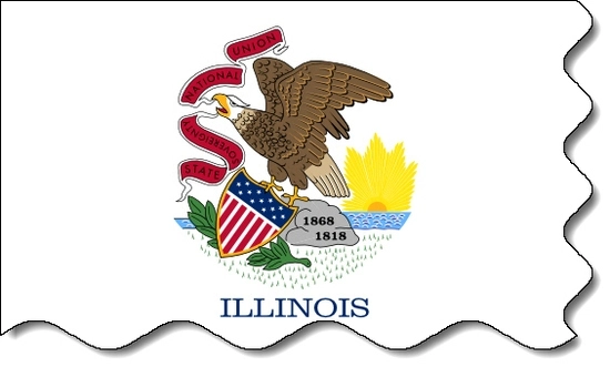 Illinois state flag, medical clinics