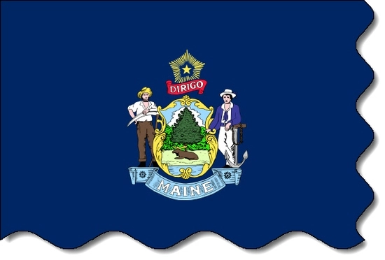 Maine state flag, blood testing facilities Maine state flag, medical clinics