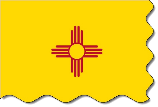 New Mexico state flag, medical clinics