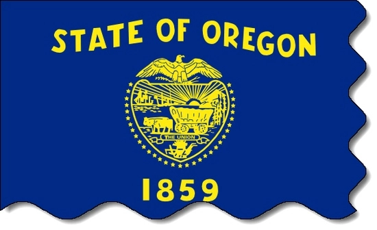 Oregon state flag, medical clinics