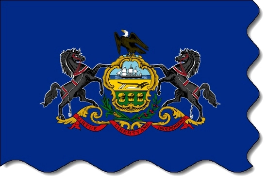 Pennsylvania state flag, medical clinics