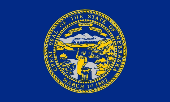 Nebraska state flag, medical clinics