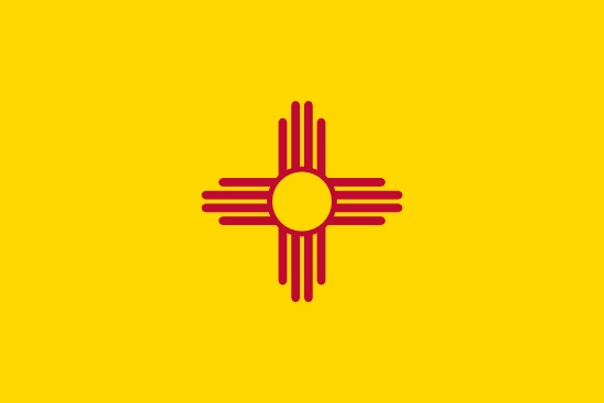 New Mexico state flag, medical clinics