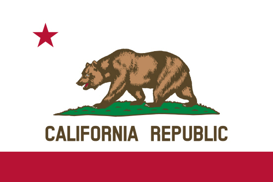 California state flag, blood testing facilities California state flag, medical clinics