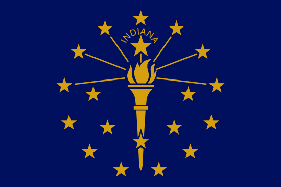 Indiana state flag, blood testing facilities Indiana state flag, medical clinics