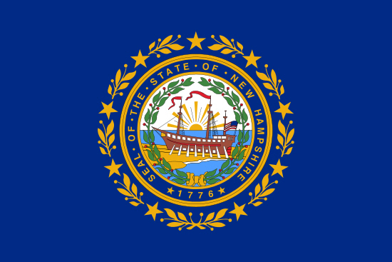 New Hampshire state flag, blood testing facilities New Hampshire state flag, medical clinics