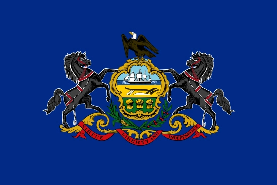 Pennsylvania state flag, medical clinics