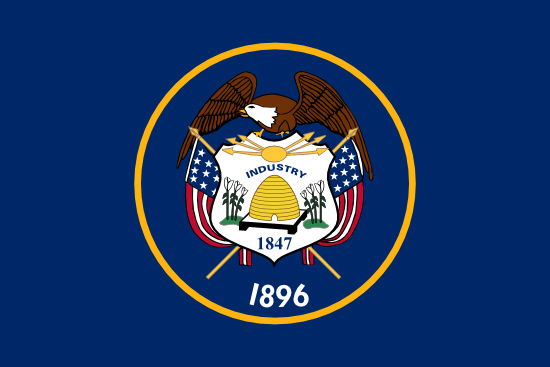 Utah state flag, blood testing facilities Utah state flag, medical clinics