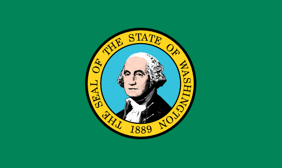 Washington state flag, blood testing facilities Washington state flag, medical clinics