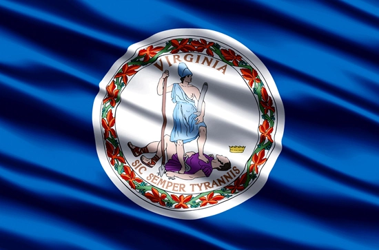 Virginia state flag, medical clinics