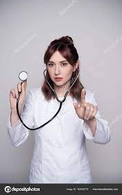 Young female hormone nurse