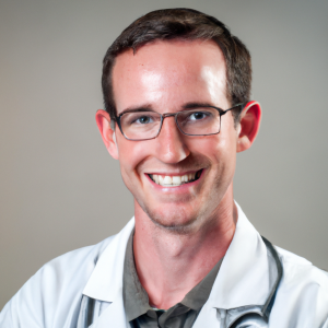 a professional and visually appealing image of a young happy smiling caucasian doctor with white teeth 808 300x300