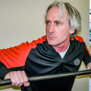 a professional appealing image of a caucasian man or woman exercising in a gym 464 300x300