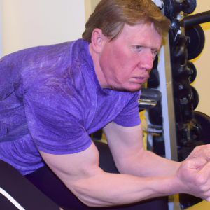 a professional appealing image of a caucasian man or woman exercising in a gym 910 300x300