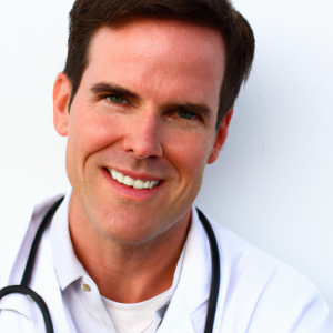 a professional and visually appealing good looking and atheletic image of a 35 to 45 year old happy smiling male caucasian doctor with white teeth 433 300x300