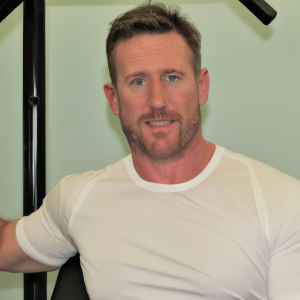 a professional appealing good looking and atheletic image of a caucasian man exercising in a gym 394 300x300