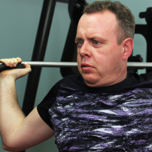 a professional appealing image of a caucasian man or woman exercising in a gym 664 300x300